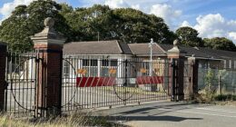 Private company Serco has put forward plans to set up asylum accommodation centres at ex-military bases, it is understood. The scheme could see migrat hotels all shut within a year, potentially by using sites such as RAF Scampton (pictured) in Lincolnshire