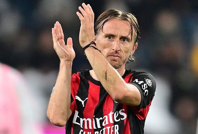 AC Milan are heading to Perth to play an Italian league game in a historic first (AC Milan star Luka Modric is pictured)
