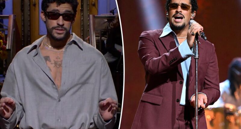 Bad Bunny hits back at Super Bowl halftime show critics in 'SNL' monologue