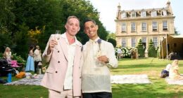 A bar manager who won a life-changing £4million Omaze home has revealed he recently got married in the stunning mansion. Paul Knight, left, pictured with his husband, Justin Snowdon, right