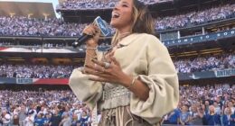Baseball fans swooned over the beauty of World Series Game 4 anthem singer Tinashe