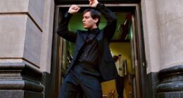 Tobey Maguire dancing in Spider-Man 3