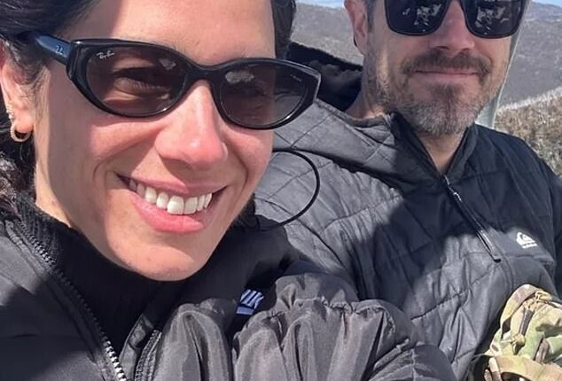 Home And Away star Beau Brady, 43, (right) has finally found his happily ever after, debuting a stunning new girlfriend Sarah Bonett (left) on social media in recent days