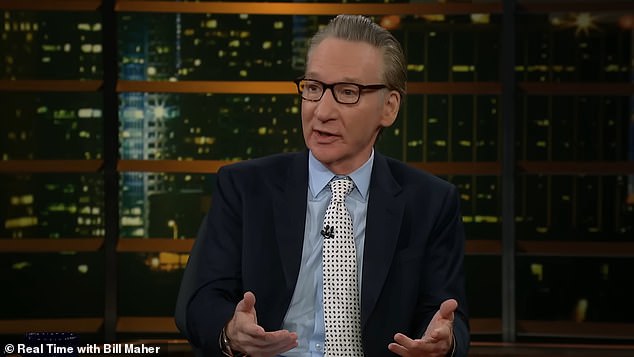 Real Time host Bill Maher jabbed at NYC mayoral candidate Zohran Mamdani for campaigning 'with a terrorist'