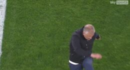 Chris Wilder booted the ball into the crowd and it connected with a Sheffield United fan