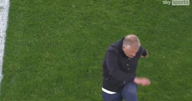 Chris Wilder booted the ball into the crowd and it connected with a Sheffield United fan