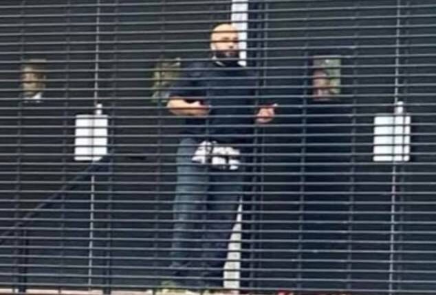 Jihad Al-Shamie, 35, was caught on camera armed with a knife trying to get into the synagogue moments before he was shot by armed police