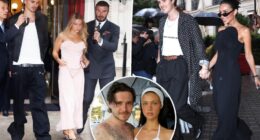 Brooklyn Beckham and Nicola Peltz skip mom Victoria's Paris Fashion Week show while siblings show up in support