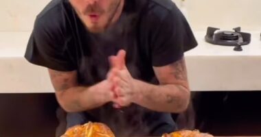 Brooklyn Beckham impressed fans on Instagram as he returned to the kitchen to cook an 'amazing' beef wellington on Tuesday evening