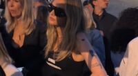 Cara Delevingne looked less than impressed as she was forced to wait in line before entering the Stella McCartney show during Paris Fashion Week on Tuesday