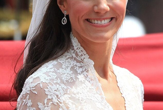 Bobbi Brown said that Hannah Martins completed the Princess of Wales's wedding day makeup look in April 2011 (pictured) - but she received a special note following the big day