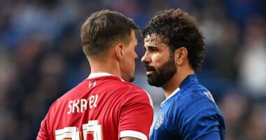 Chelsea Legends vs Liverpool Legends LIVE: Latest score, team news and updates as Diego Costa is embroiled in bust up with Martin Skrtel during charity match
