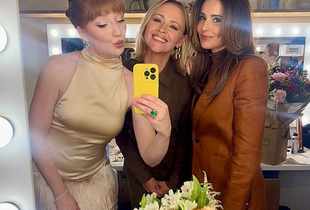 Cheryl reunited with her Girls Aloud bandmates Kimberley Walsh and Nicola Roberts for a sweet selfie shared to Instagram on Thursday
