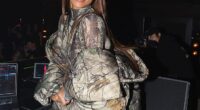 Ciara wowed in a racy camo catsuit as she got behind the DJ decks to celebrate her 40th birthday in New York on Friday