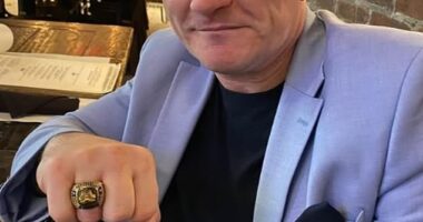 Claire Sweeney shared this tribute to her late ex boyfriend Ricky Hatton as she marked his first birthday since he died on Instagram on Monday