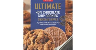 A Coles shopper claimed a store worker told him that Coles Ultimate 40% Chocolate Chip Cookies Chocolate Dipped had been 'discontinued'