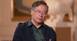 Colombian President Gustavo Petro (pictured) said the best solution for him would be to 'get rid' of President Donald Trump