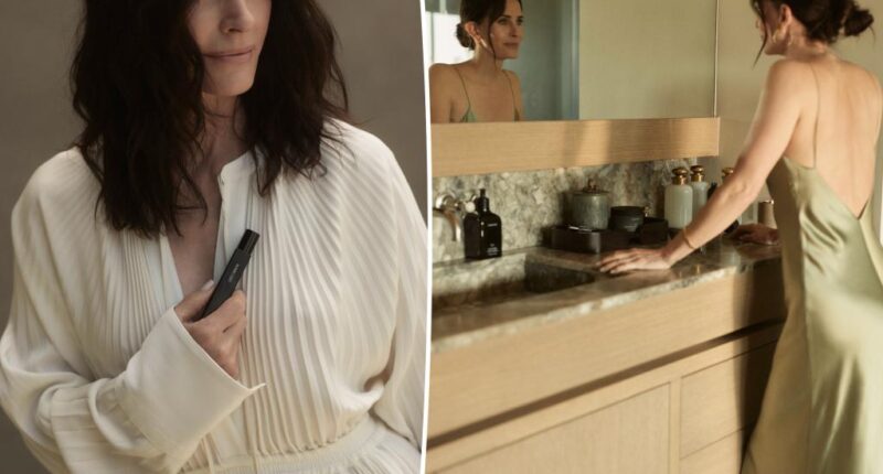 Courteney Cox launches Homecourt perfume oil and body products