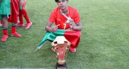 Cristiano Ronaldo 's son has been called up to Portugal's Under-16 squad for the first time