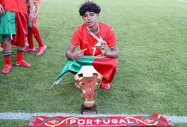 Cristiano Ronaldo 's son has been called up to Portugal's Under-16 squad for the first time