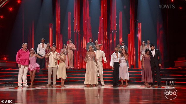 The contestants on Dancing With The Stars were in for quite a shock when a surprise revelation was made during the last minutes of Tuesday's episode