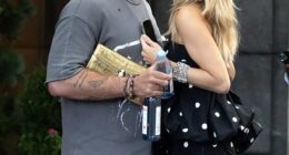 Danny Cipriani and his on-off girlfriend AnnaLynne McCord looked smitten outside the Broadcasting+Cable Hall Of Fame in NYC on Tuesday