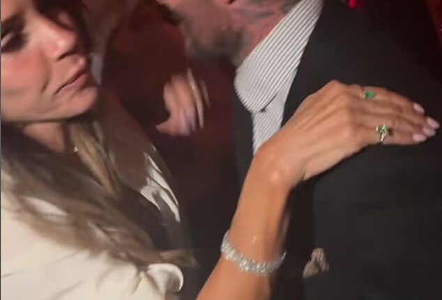 David Beckham has thanked his wife Victoria for giving them their 'beautiful' son Brooklyn amid their ongoing feud