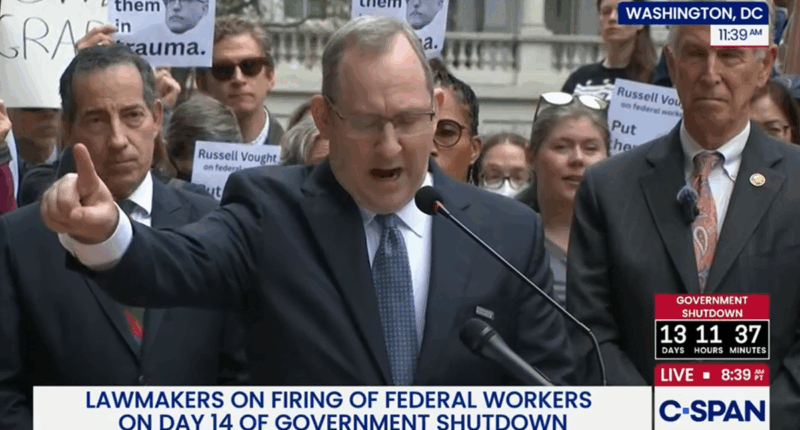 Dems' Shutdown Presser Shows Their Lawfare Grift Machine