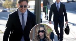 Denise Richards' ex Aaron Phypers all smiles after bailing out of jail