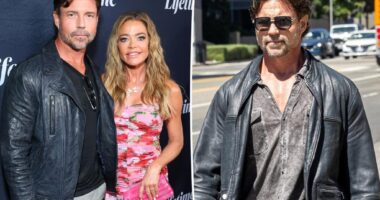 Denise Richards' ex Aaron Phypers fears he'll be 'evicted and homeless' if he's not paid $150K