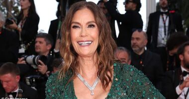 Teri Hatcher has insisted that she's not gone under the knife despite showing off a taut visage in previous years and stopped using Botox and fillers in 2010 (pictured in May)