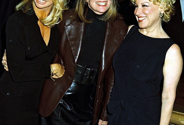 Diane Keaton's The First Wives Club co-stars Goldie Hawn (left) and Bette Midler (right) have paid tribute to her after her death at the age of 79