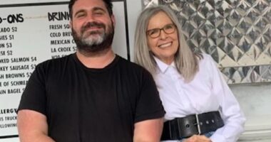 Evan J. Fox, the owner of LA-based Yeastie Boys Bagel, opened up exclusively with The Daily Mail about Keaton's commitment to giving back to the less fortunate