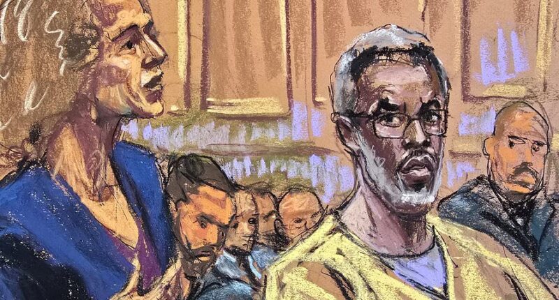 Diddy's family packs court while 'freak off' participant 'The Punisher' speaks out before mogul learns his prison fate