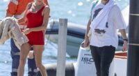 Dina Broadhurst set sail on a luxury yacht around Sydney Harbour on Friday with her multimillionaire boyfriend John Winning
