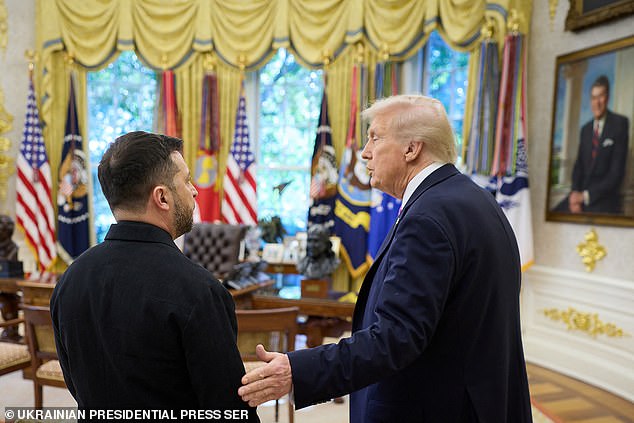 Donald Trump advised Volodymyr Zelensky to accept Putin 's terms for ending its two-year-long war
