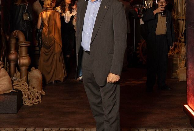 Edward 'Ned' Guinness, the 4th Earl of Iveagh, has said the family's curse is 'dreamt up' (pictured at the premiere of Netflix's House Of Guinness last month)
