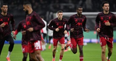 Eintracht Frankfurt vs Liverpool - Champions League: Live score, team news and updates as Mohamed Salah is DROPPED after poor run of form with Arne Slot starting Alexander Isak, Hugo Ekitike and Florian Wirtz