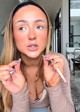 Elle Barker, 25, who was shopping with her boyfriend Dylan, thought nothing of reading out her membership details at the checkout