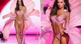 Emily Ratajkowski makes her Victoria’s Secret Fashion Show runway debut