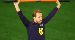 England captain Harry Kane is a major doubt for his country's clash with Wales tomorrow