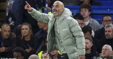 Enzo Maresca says his players must end their red card curse after Joao Pedro was sent off in the win over Benfica