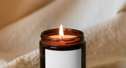 Scented candles are a luxe addition to any home, but can the fumes be impacting your health? Experts have weighed in on the topic exclusively with the Daily Mail (stock image)
