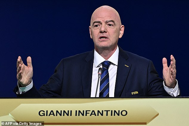 FIFA president Gianni Infantino has claimed that his organisation 'cannot solve geopolitical problems'