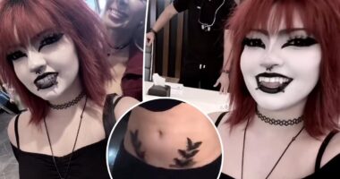 Farrah Abraham's daughter Sophia, 16, gets permanent fangs after debuting massive stomach tattoo
