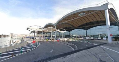 Five flights carrying British tourists are forced to divert after mystery drone is spotted near Alicante airport
