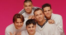 The beloved 90s boyband Five reunited for the first time in 25 years as they performed in Cardiff on Wednesday for night one of their long-awaited tour