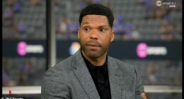 Joleon Lescott took some heat on social media for his jet-black hair transformation