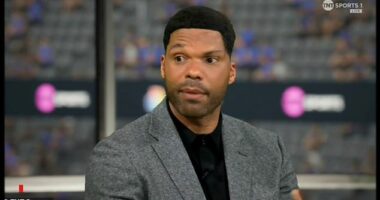 Joleon Lescott took some heat on social media for his jet-black hair transformation