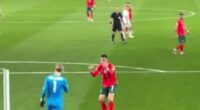 Cristiano Ronaldo was involved in a heated spat with Ireland goalkeeper Caoimhin Kelleher